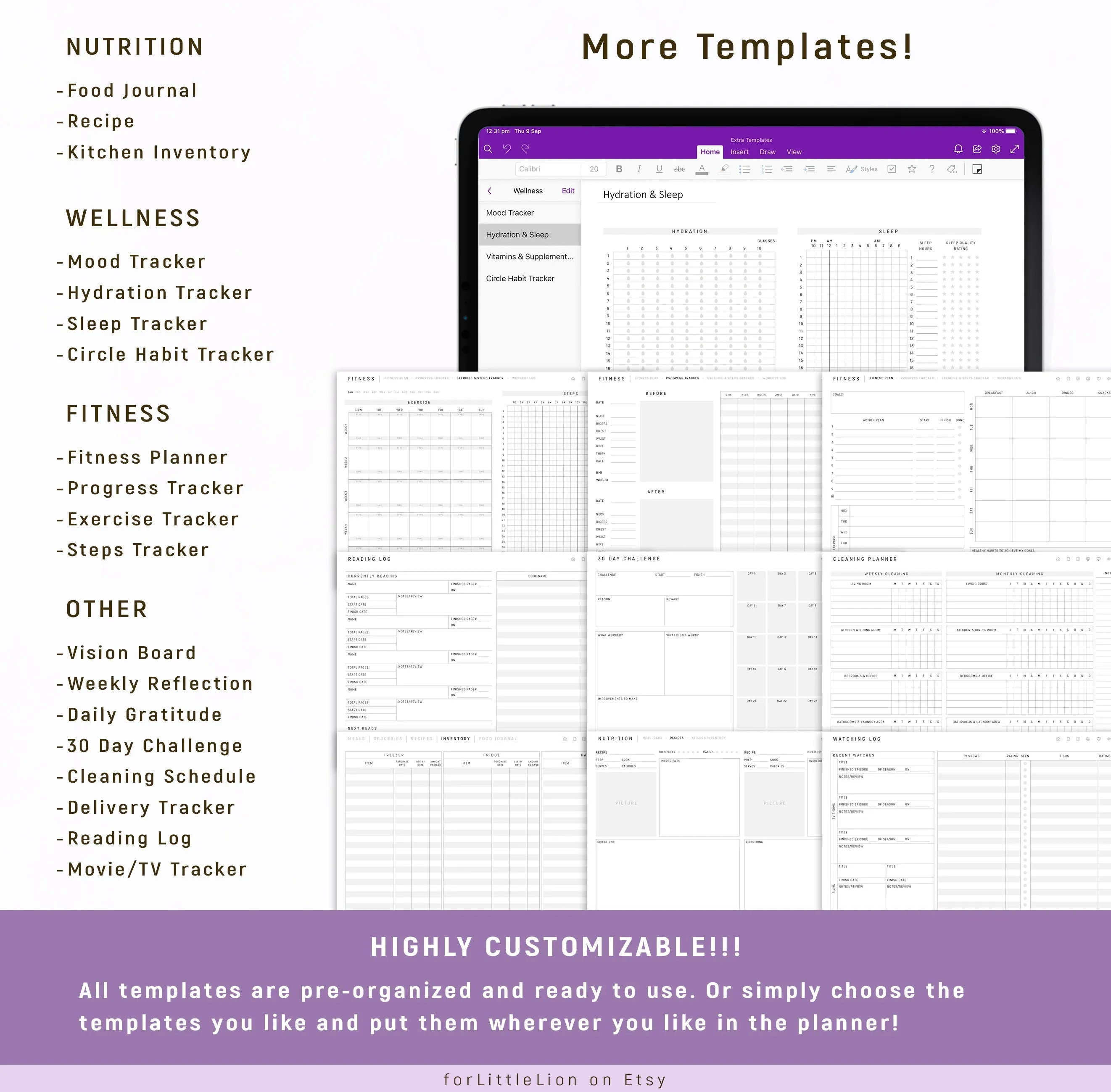 Ultimate OneNote Digital Planner 2025