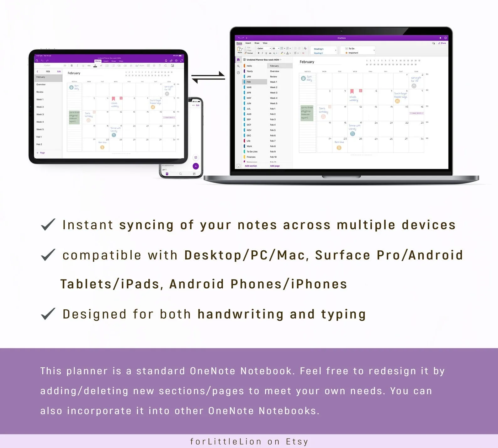 Ultimate OneNote Digital Planner 2025