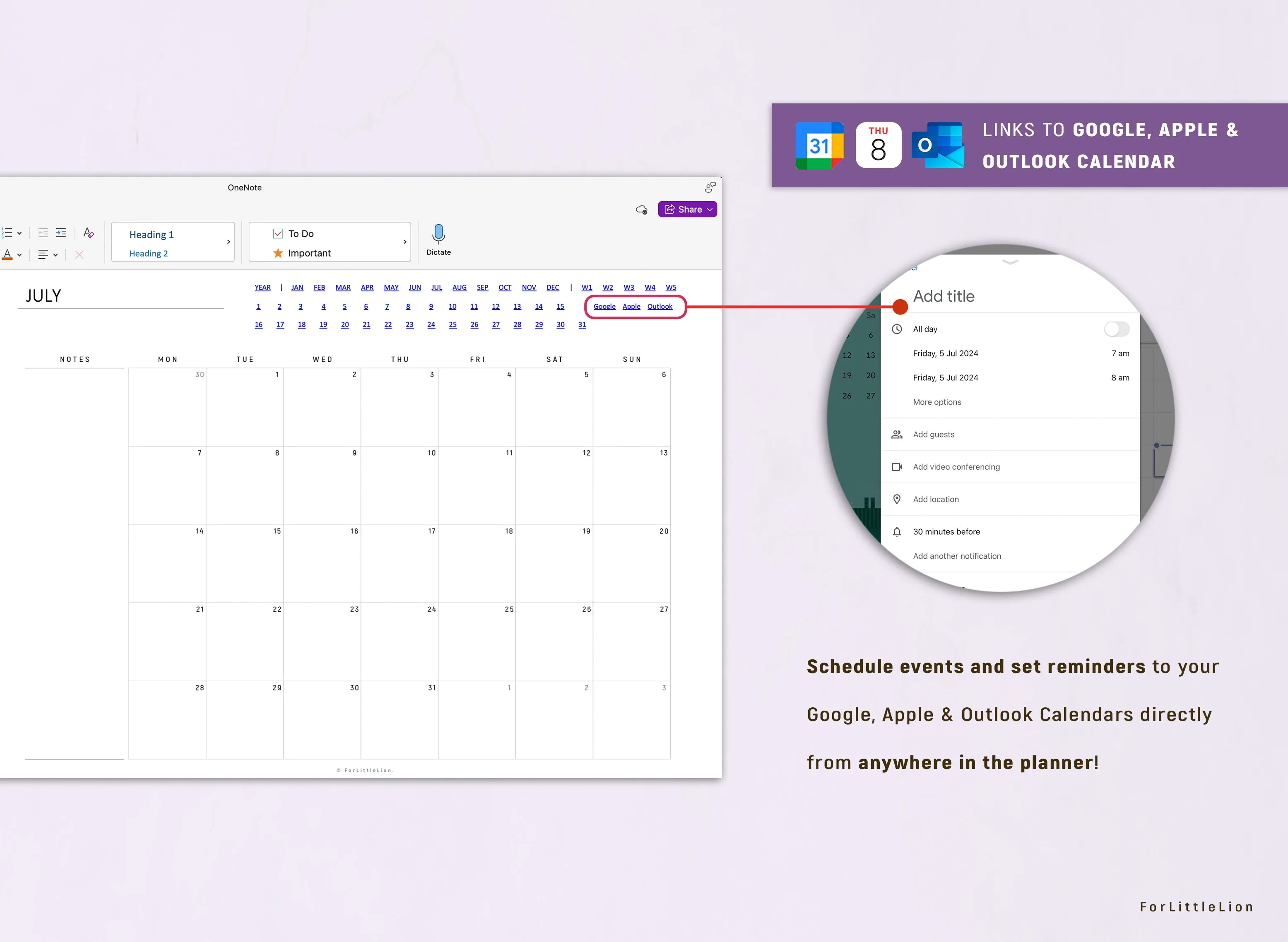 Ultimate OneNote Digital Planner 2025