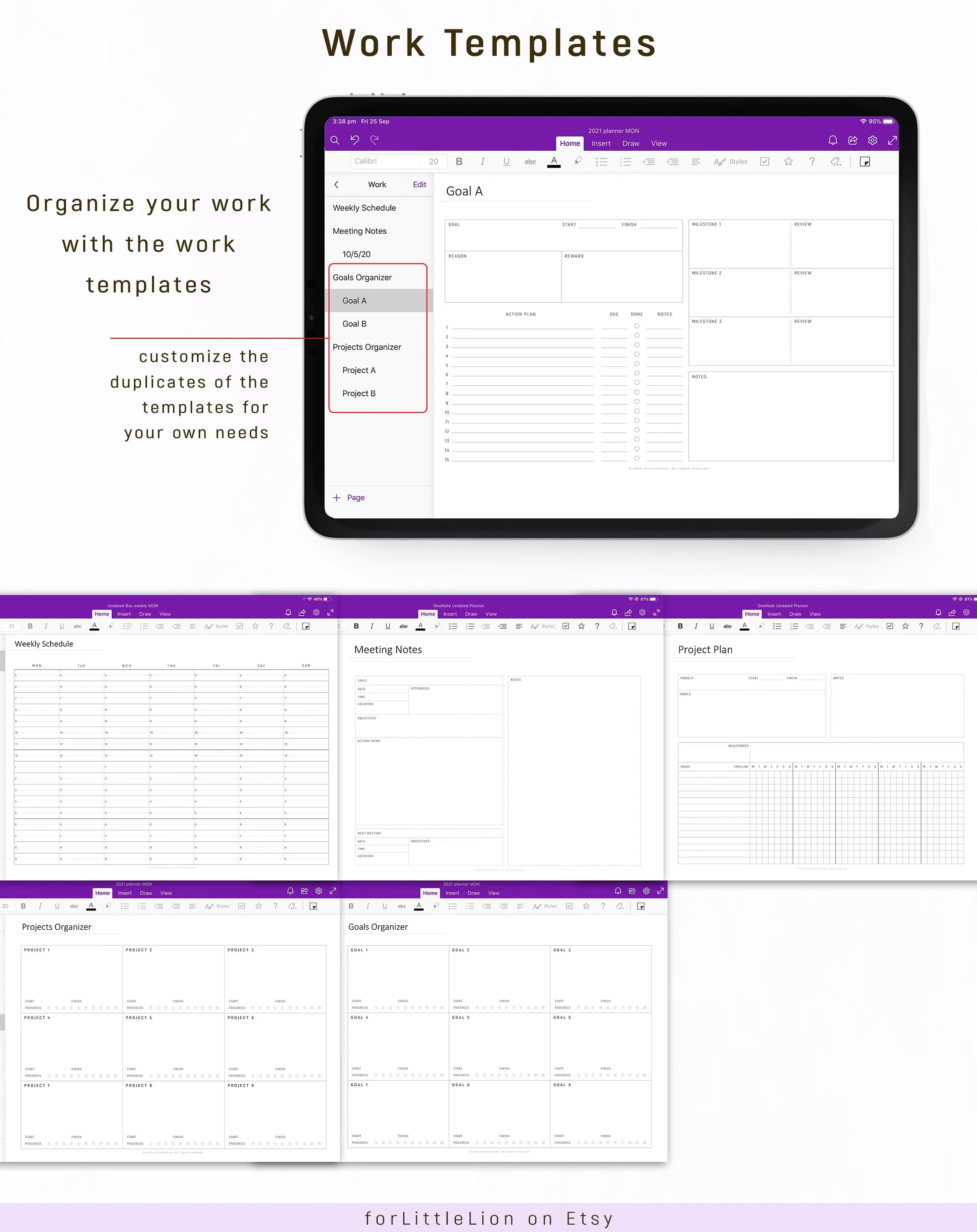 Ultimate OneNote Digital Planner 2025