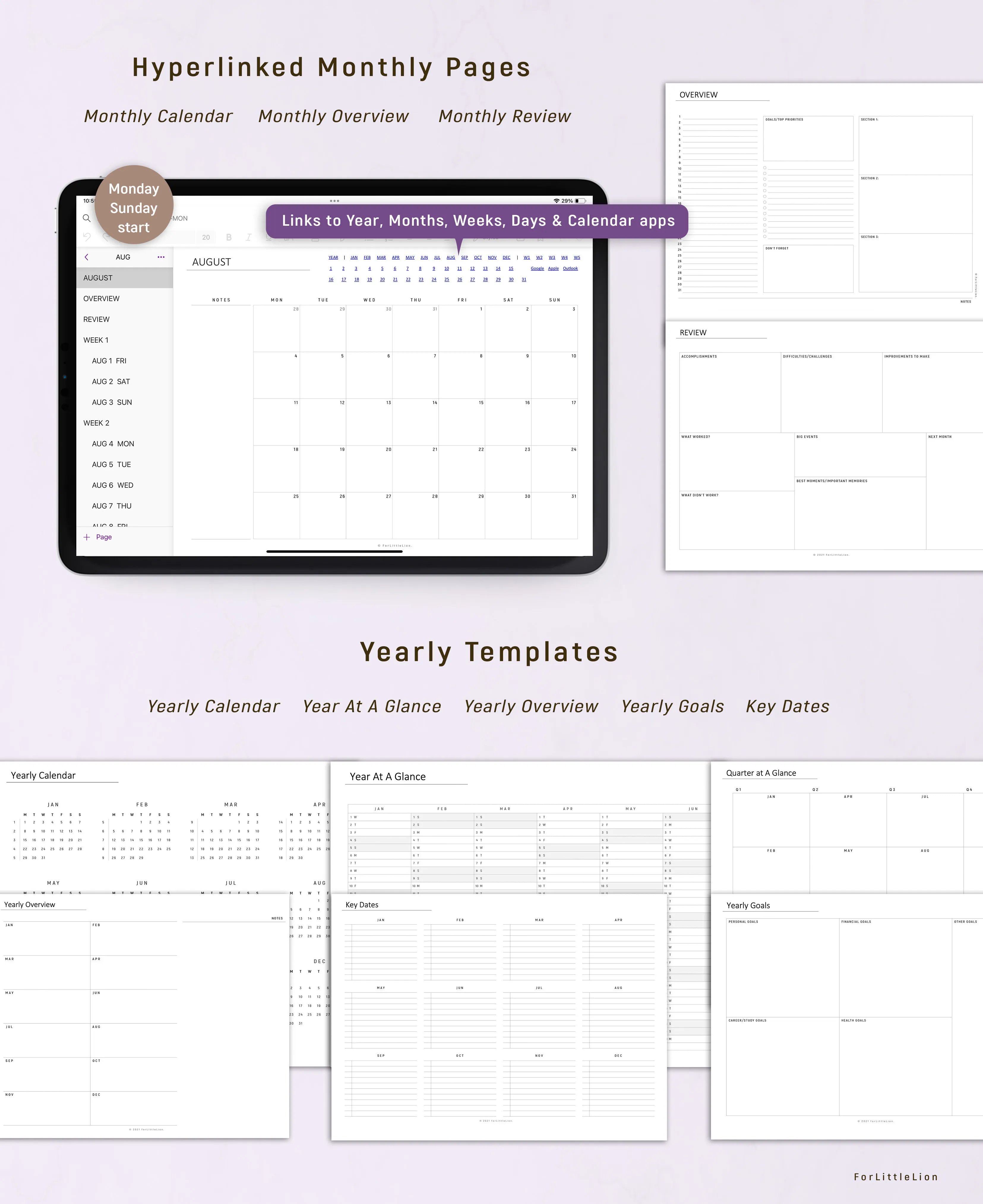 Ultimate OneNote Digital Planner 2025