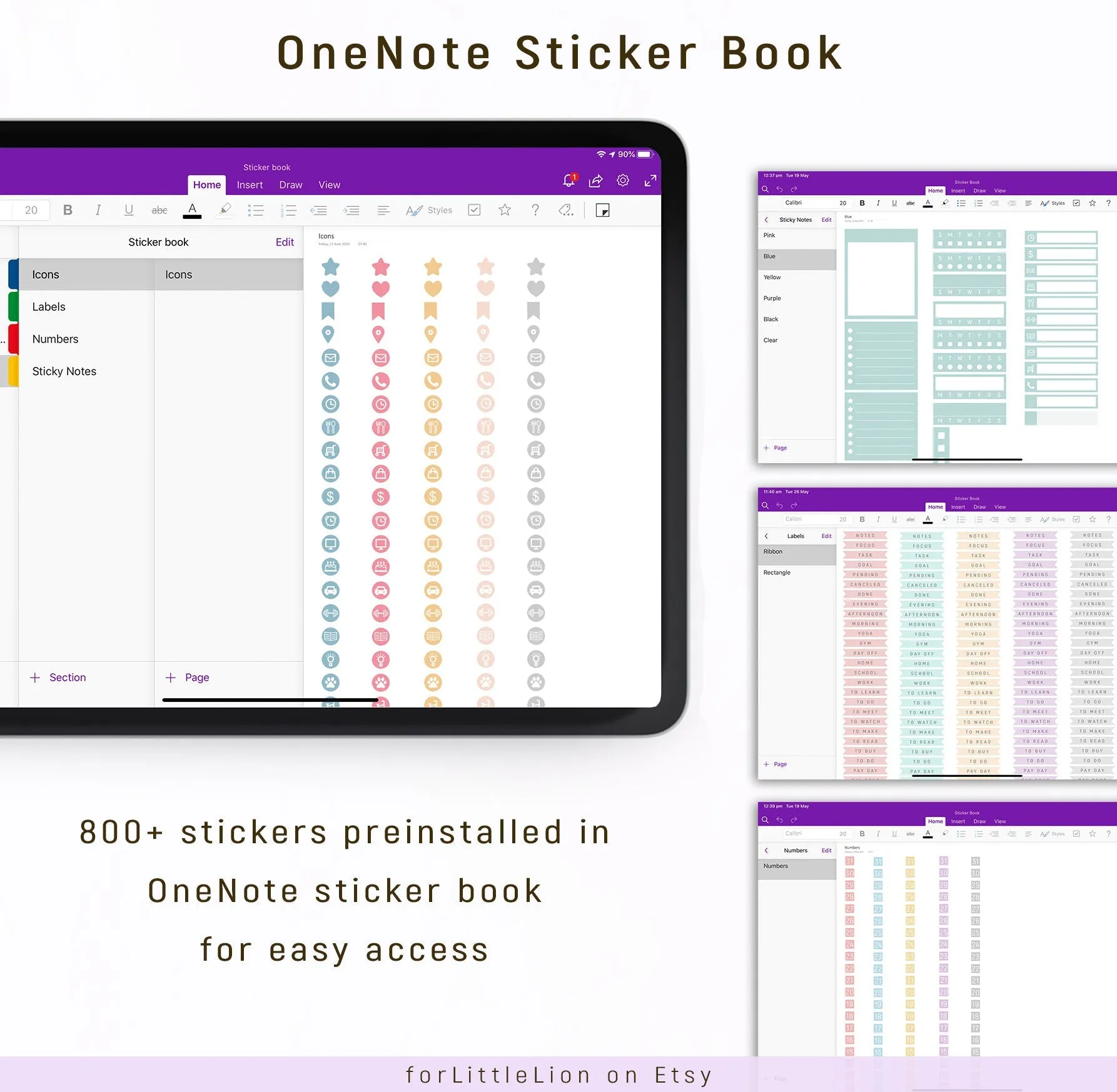 Ultimate OneNote Digital Planner 2025