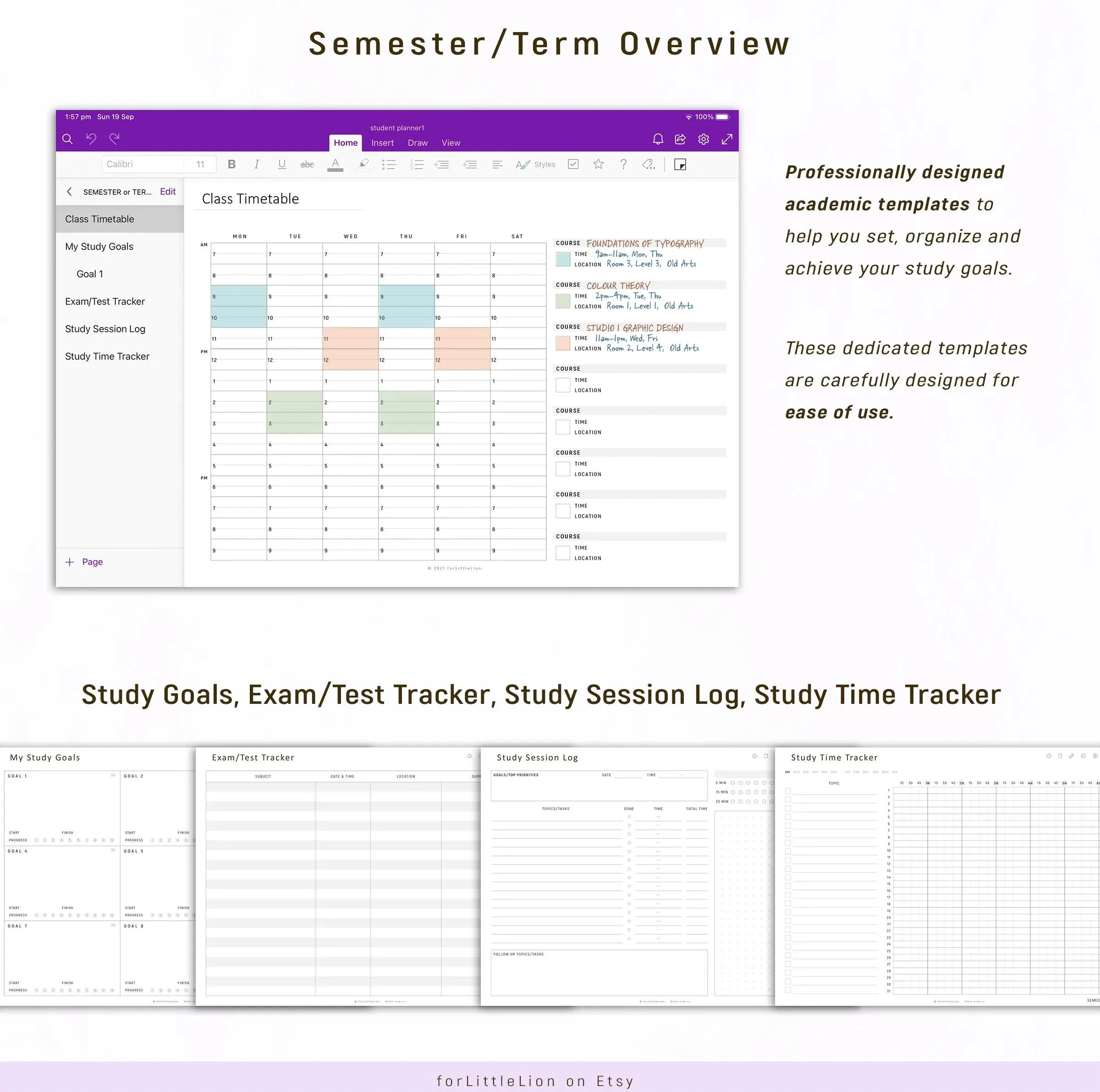 Ultimate OneNote STUDENT Organizer