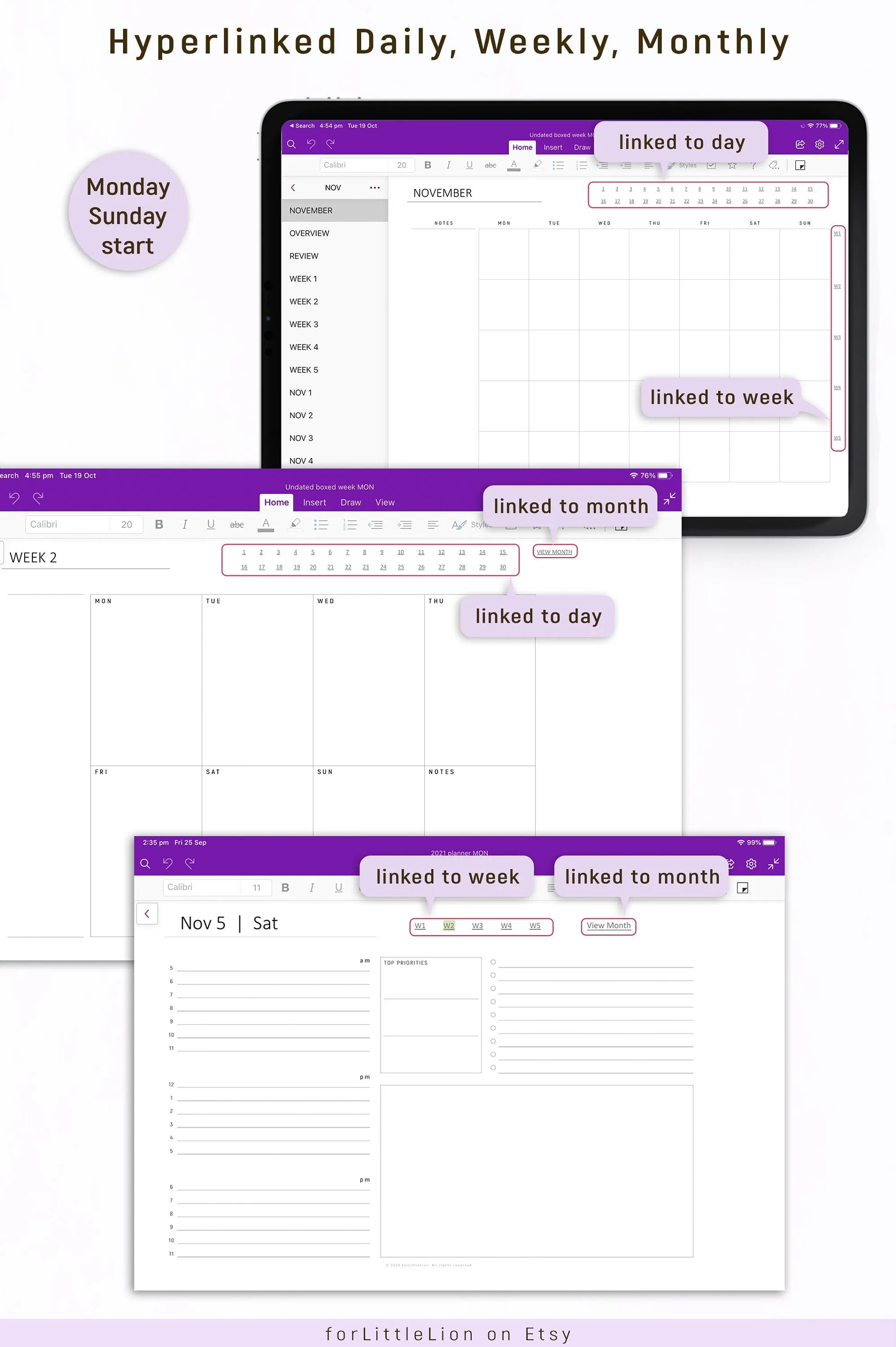 UNDATED Ultimate OneNote STUDENT Planner
