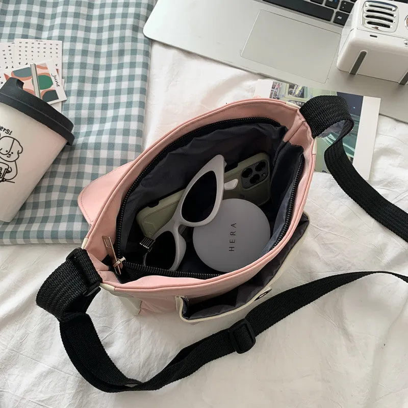 Unique Women's Fashionable Korean Versatile Canvas Shoulder Bags