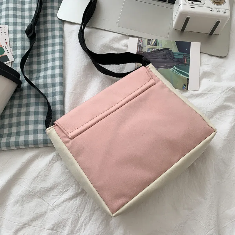 Unique Women's Fashionable Korean Versatile Canvas Shoulder Bags