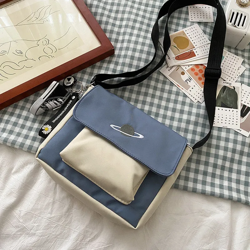 Unique Women's Fashionable Korean Versatile Canvas Shoulder Bags