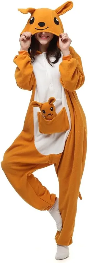Unisex Adult Onesie Pajamas Cosplay Animal One Piece Halloween Costume Sleepwear Homewear