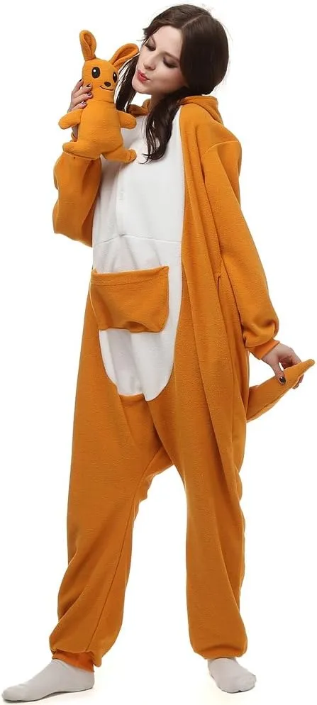 Unisex Adult Onesie Pajamas Cosplay Animal One Piece Halloween Costume Sleepwear Homewear
