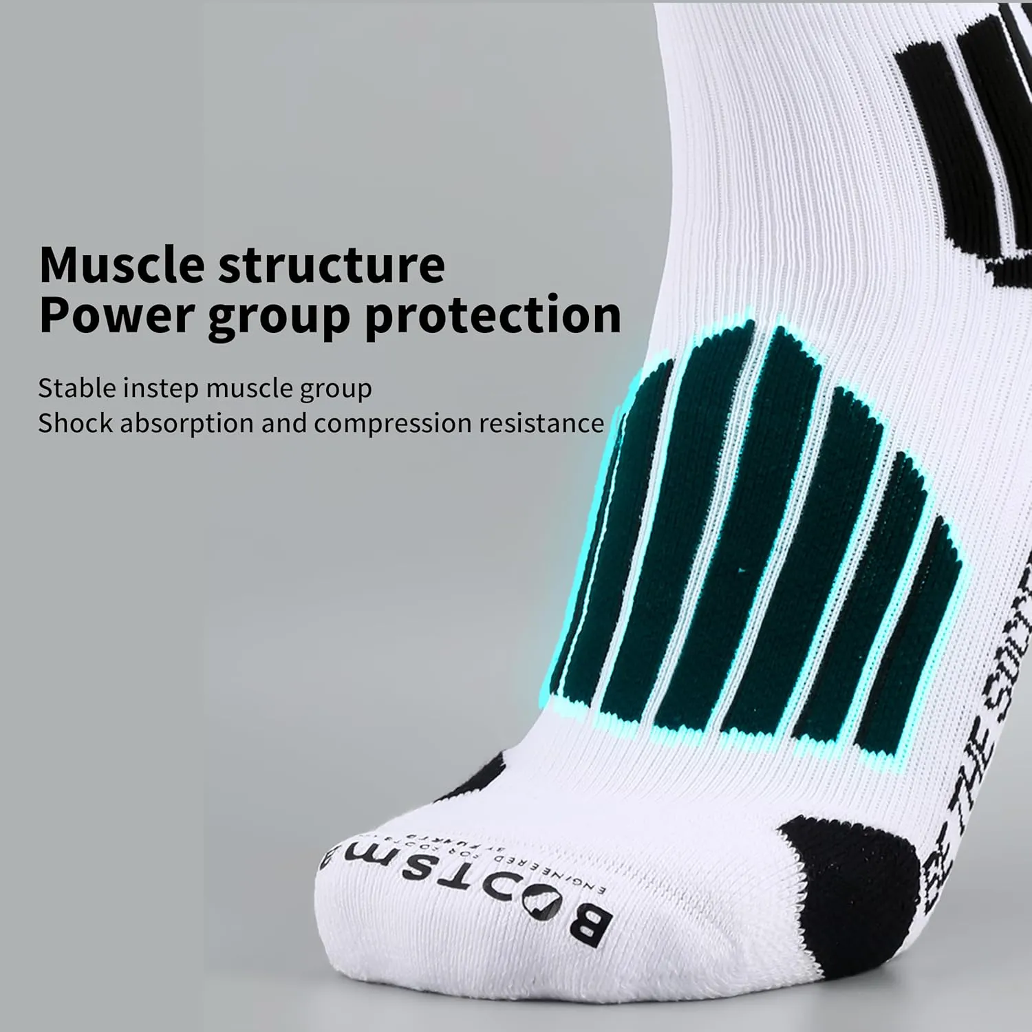 Unisex PRO Grip Socks Soccer,Tire Nonslip Silicone Soccer Grip Socks,Comfy and Soft Bootsmate(US Men's size 7 to10