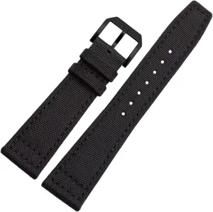 Universal Strap,20/21/22mm Men Military Sports Nylon Canvas Watchband Polished Pin Clasp Watch Bracelet Wristband