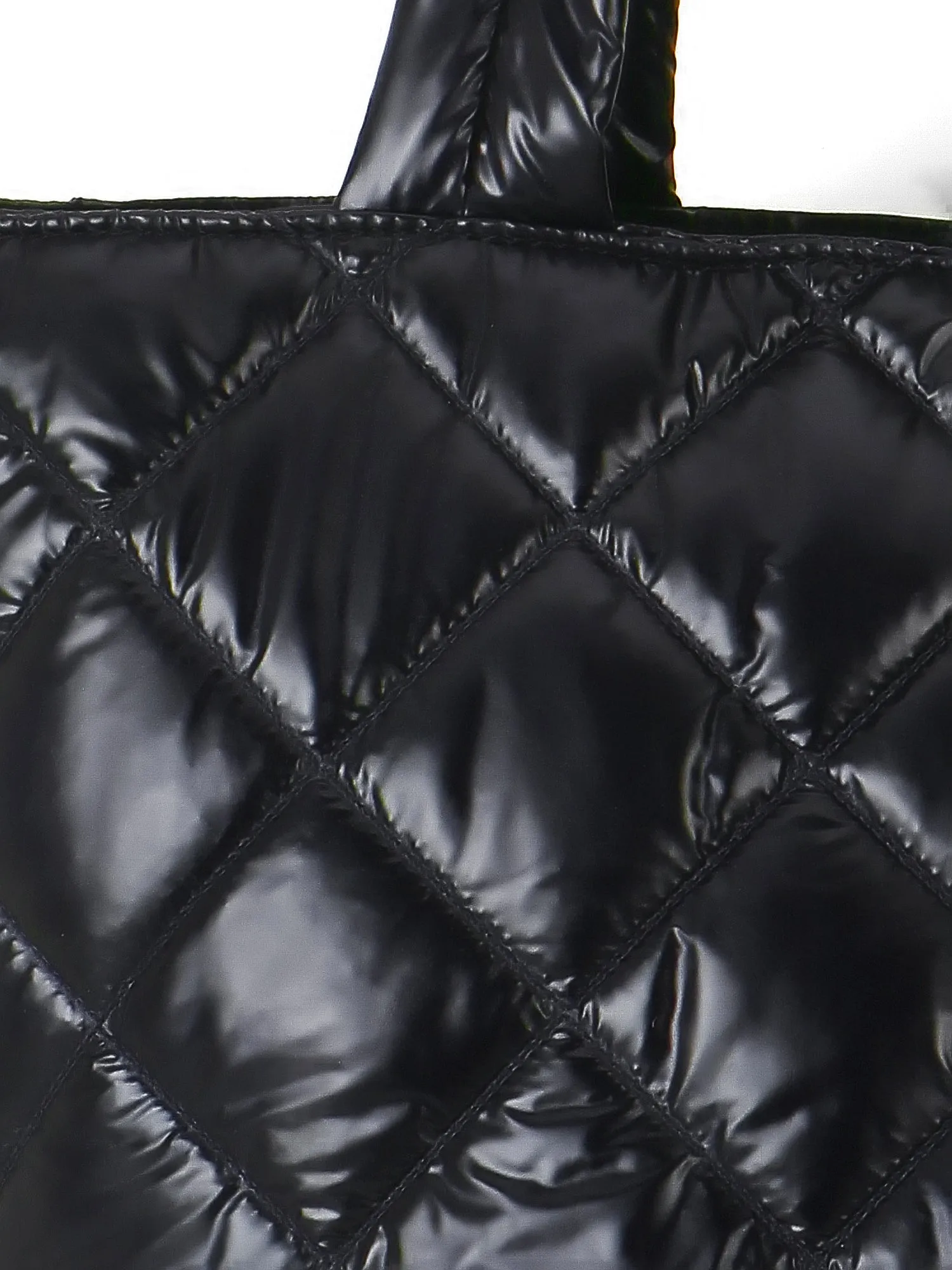 Uno Quilted Polyester Diamond Self Design Handheld Bag