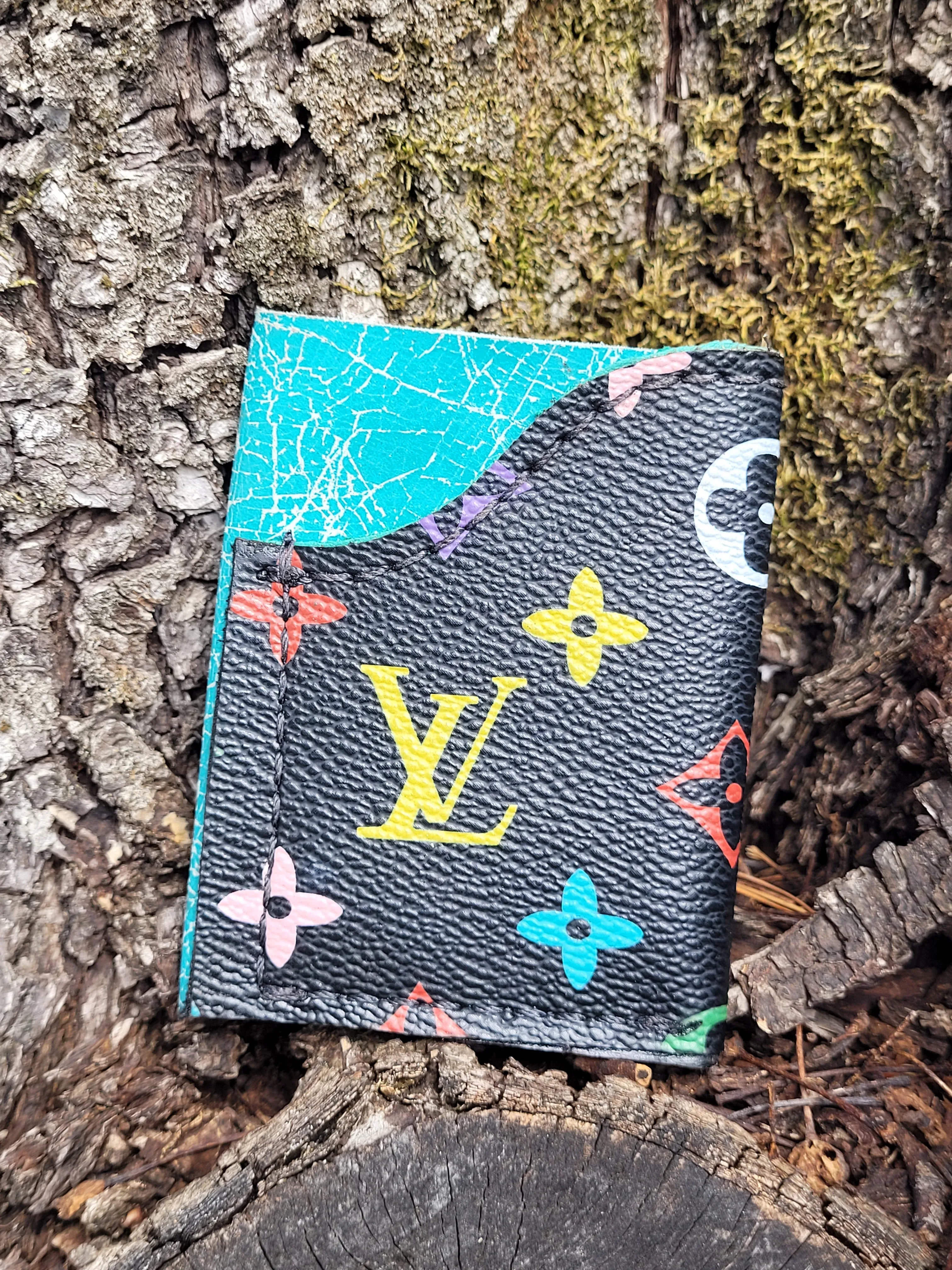 Upcycled OG Multi Colored Minimalist Wallet