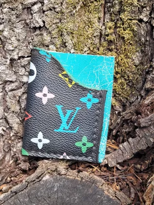 Upcycled OG Multi Colored Minimalist Wallet