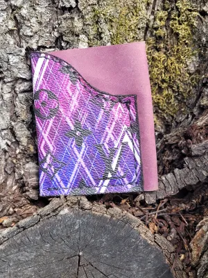 Upcycled OG Purple Minimalist Wallet