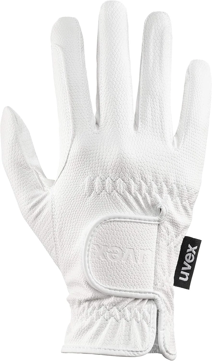 Uvex Sportstyle - Horse Riding Gloves with Classic Design - Touchscreen Compatible, Elastic & Breathable - White - Size 5