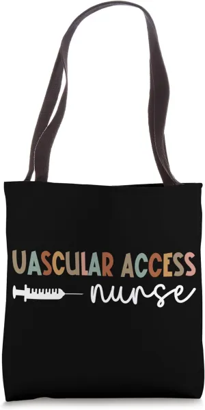 Vascular Access Nurse Boho Vascular Access Nursing Tote Bag