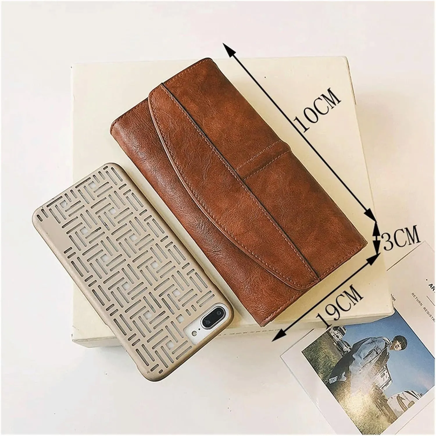 Vintage Wallet Women Long PU Leather Wallet Female Clutch Purse Female Phone Bag Girl Card Bags Ladies purse