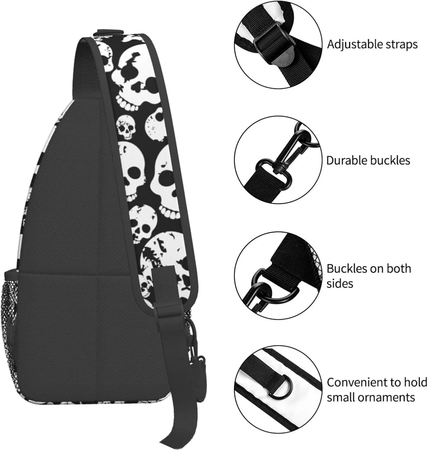 VOOHDDY Sling Bag For Women Men Travel Hiking Backpack Crossbody Shoulder Chest Bags Casual Daypack Sport