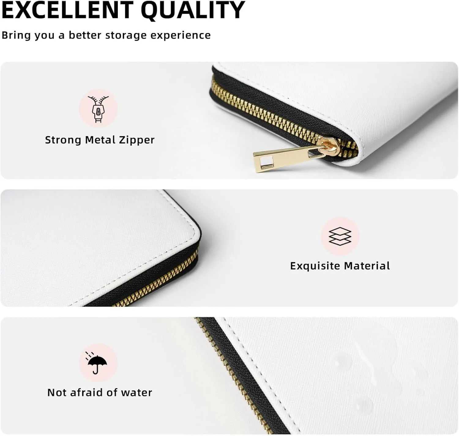 Wallet for Men PU Leather Credit Card Wallet, Cool Cash Clutch Long Purse Billfold with Zipper Coin Pocket Gift for Him Husband and Boyfriend Cool Water Fire Rugby American Football 020