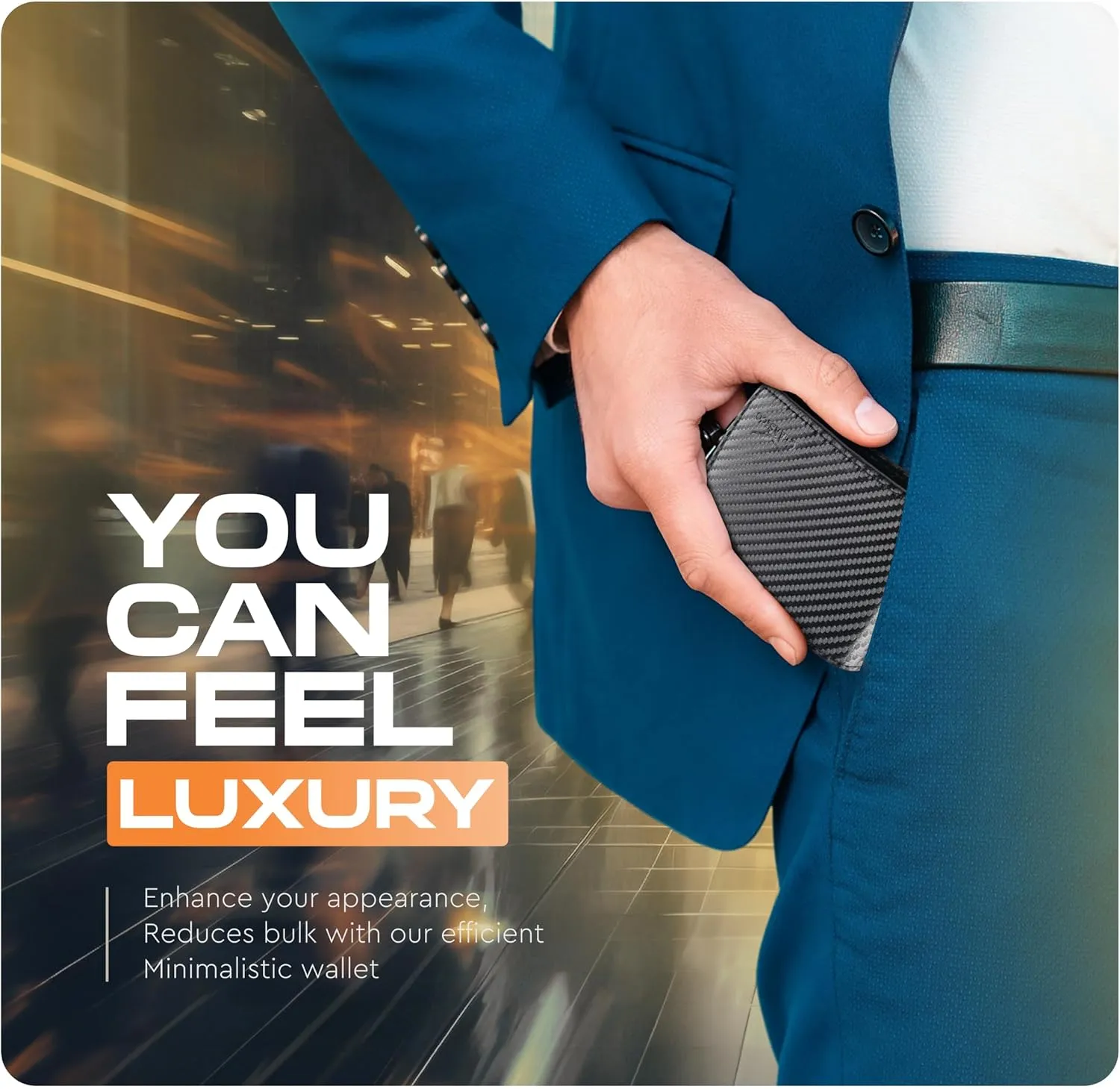 Wallet for Men’s - Genuine Leather Slim Bifold RFID Wallet - Gift for Men Packed in Stylish Gift Box