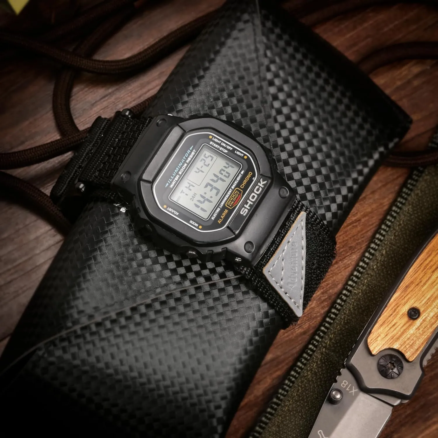 Watch Band Strap for Casio Mens G-Shock DW-5600/5700/6900/8900,GA-100,GW-6900,GAX100,GD100/110/120 Upgraded Buckles 16MM Nylon Watch Band