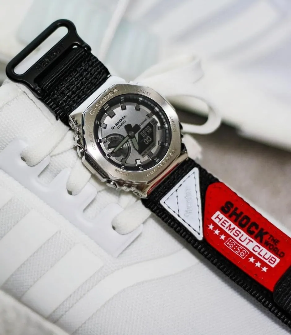 Watch Band Strap for Casio Mens G-Shock DW-5600/5700/6900/8900,GA-100,GW-6900,GAX100,GD100/110/120 Upgraded Buckles 16MM Nylon Watch Band