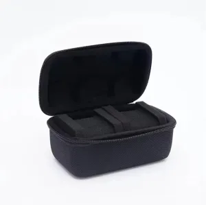 Watch Box 2 Slots Portable Cloth Watch Storage Bag Mechanical Watch Quartz Watch Travel Storage Box watches organizer UTHAI(2-Black)