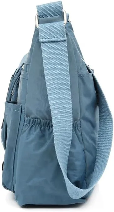 Waterproof Shoulder Bag Nylon Crossbody Bag for Women Travel Purses and Handbag Large Capacity