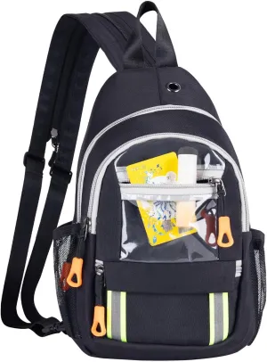 Waterproof Sling Backpack Crossbody Shoulder Bag for Women Men, Crossbody Bag Casual Daypack Travel Hiking Adjustable Chest Bag