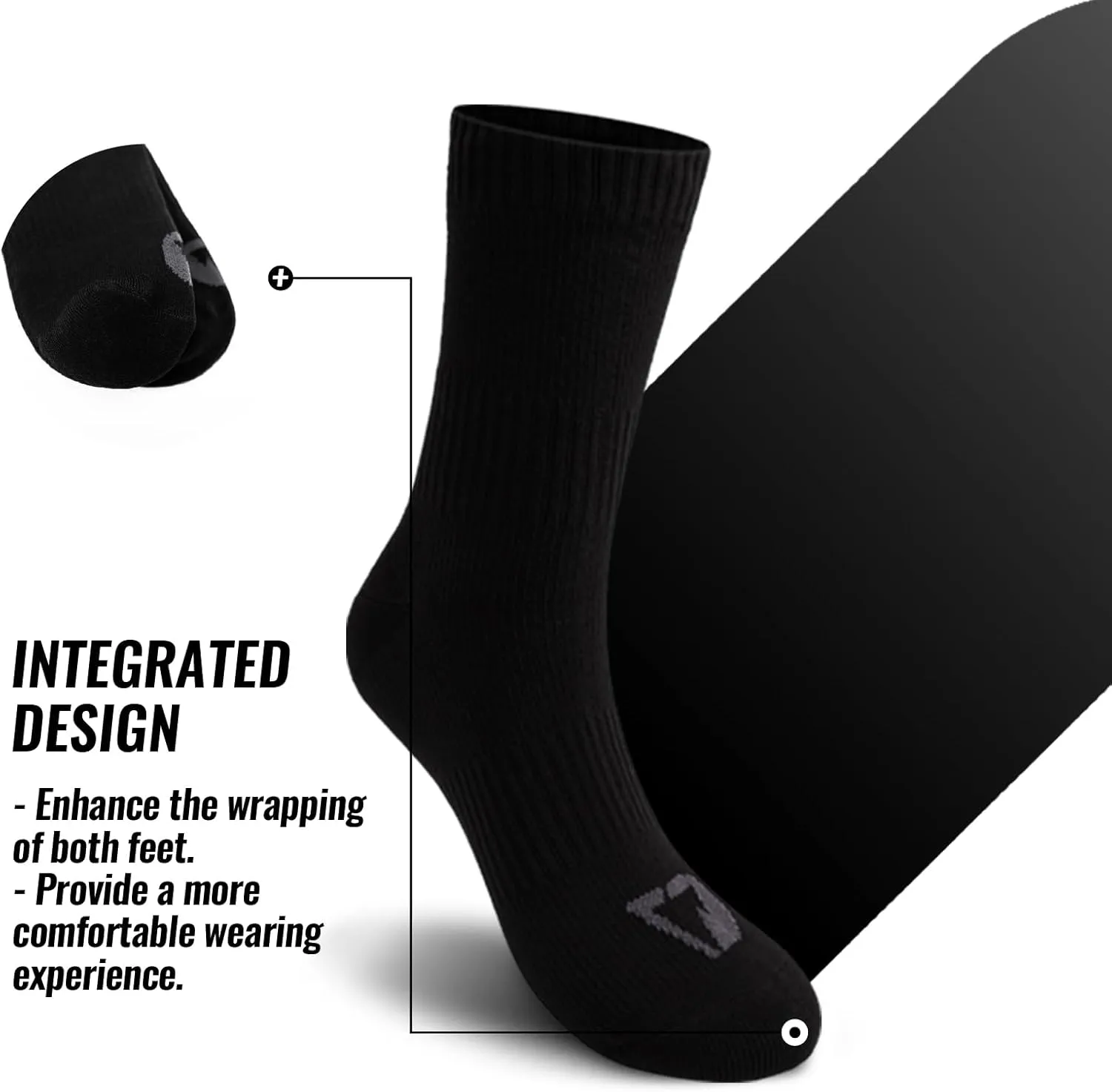 Waterproof Socks,3 Layer Windproof,Breathable,Hiking,Outdoor Activity,Unisex