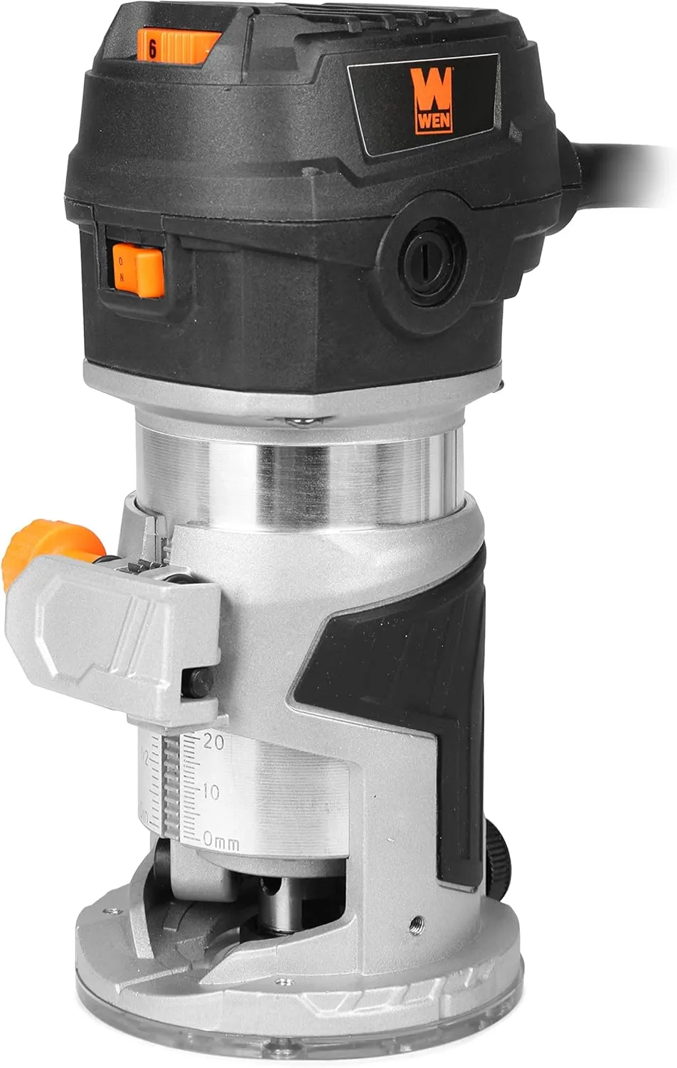 WEN RT1460 6-Amp Handheld 1/4-Inch Variable Speed Laminate Trim Router for Woodworking