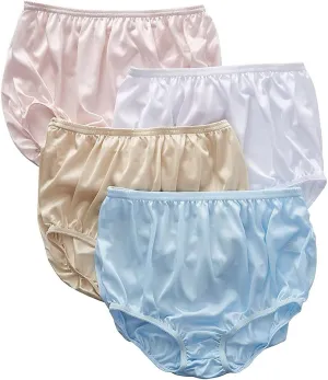 Women's 100% Nylon Full Coverage Panties