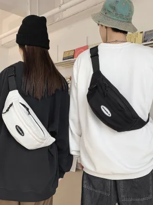 Women's & Men's & Mobile Trendy Style Simple Lightweight Men's Chest Bags