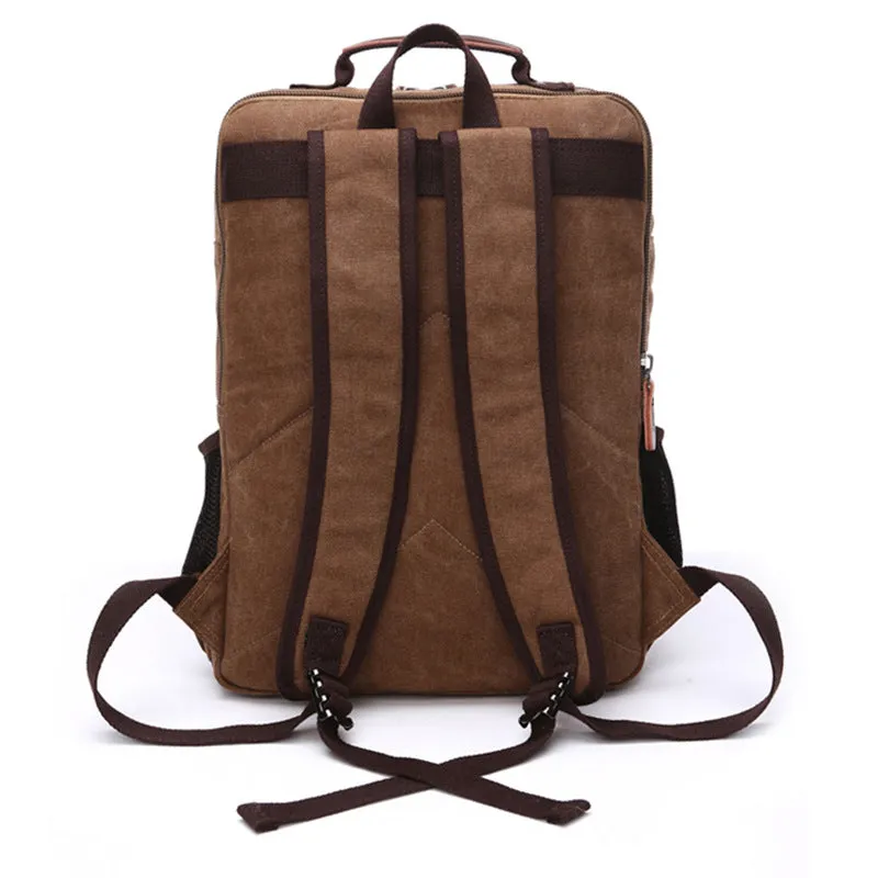Women's & Men's Large Capacity Zipper And Retro Canvas Travel Bags