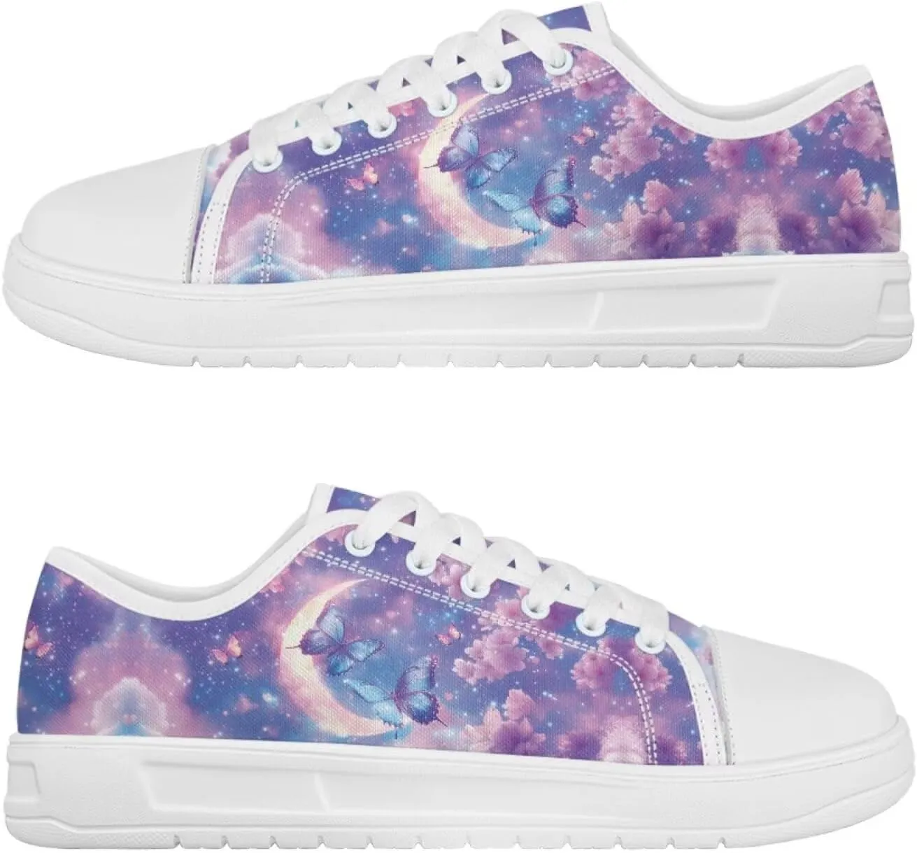 Womens Canvas Sneakers Lightweight Lace Up Fashion Comfortable Canvas Shoes Low Top Slip On Casual Tennis Walking Footwear