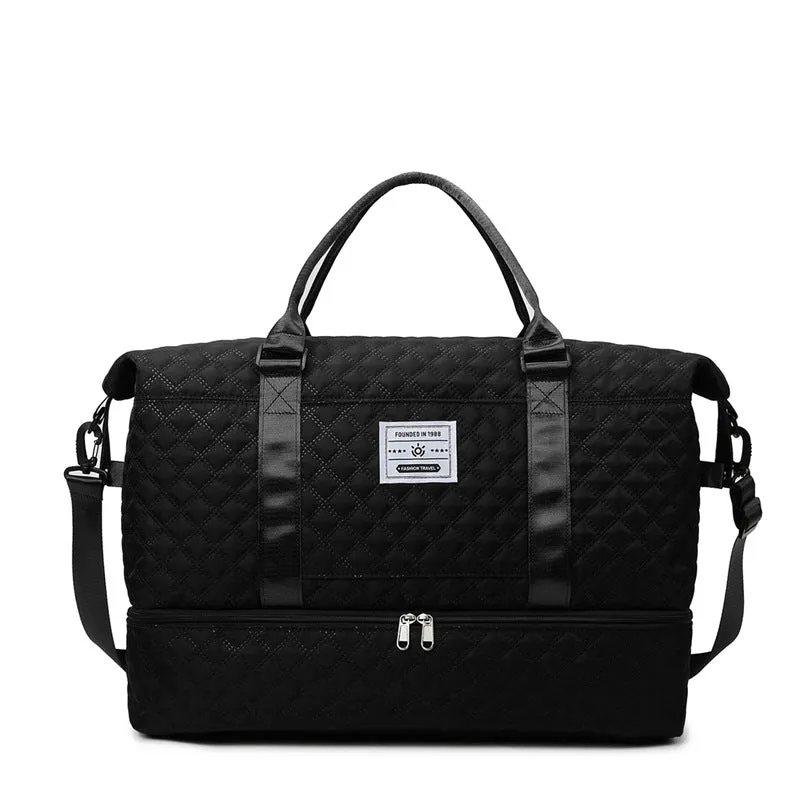Women's Capacity Business Trip Portable Shoe Warehouse Storage Short Travel Bags