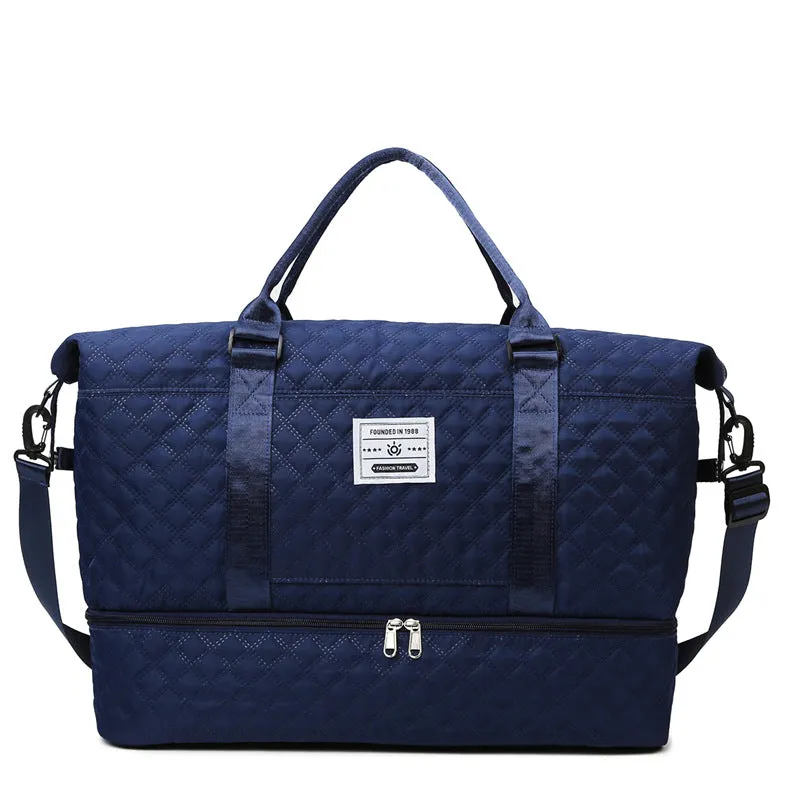 Women's Capacity Business Trip Portable Shoe Warehouse Storage Short Travel Bags