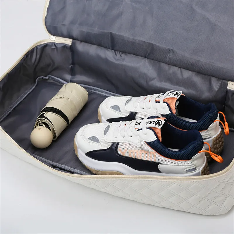 Women's Capacity Business Trip Portable Shoe Warehouse Storage Short Travel Bags