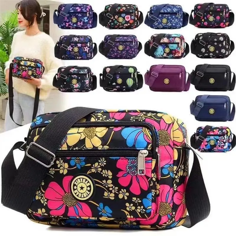 Women's Flower Cloth Stall Night Market Oxford Bags