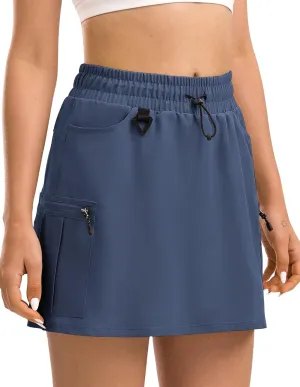 Women's Hiking Cargo Skort Golf Skirt with 5 Pockets Tennis Dressy Casual 16" Skorts for Summer Travel Outdoor 2025