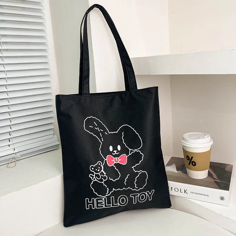Women's Korean Style Large Capacity Canvas Winter Bags