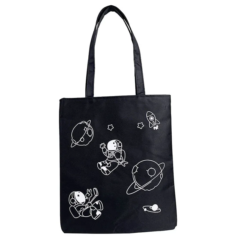 Women's Korean Style Large Capacity Canvas Winter Bags