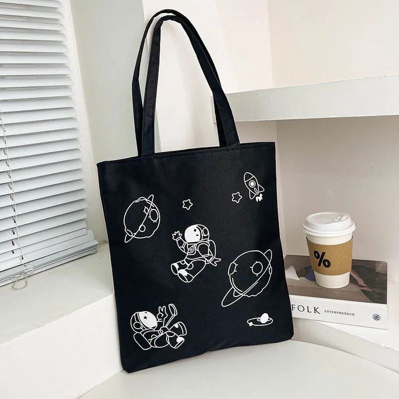 Women's Korean Style Large Capacity Canvas Winter Bags