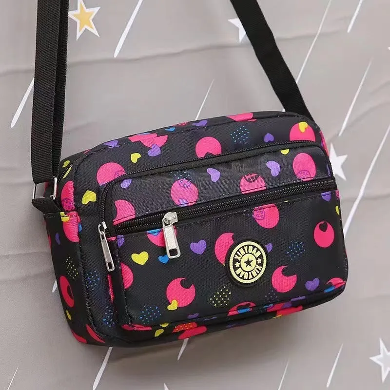 Women's Korean Style Oxford Mummy Flower Cloth Crossbody Bags