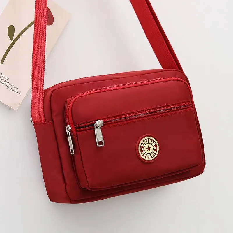 Women's Korean Style Oxford Mummy Flower Cloth Crossbody Bags