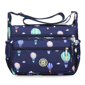 Women's Large Capacity Flower Cloth Oxford Canvas Shoulder Bags