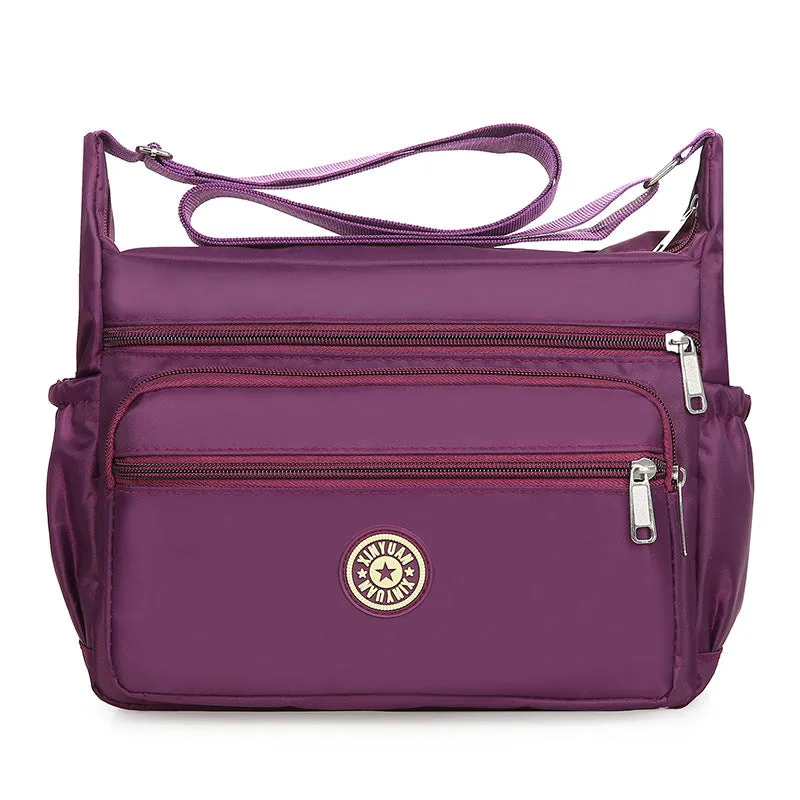 Women's Large Capacity Flower Cloth Oxford Canvas Shoulder Bags
