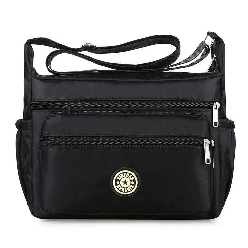 Women's Large Capacity Flower Cloth Oxford Canvas Shoulder Bags
