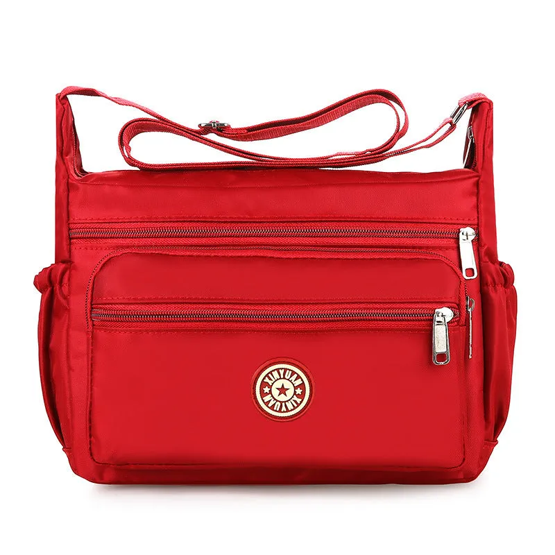 Women's Large Capacity Flower Cloth Oxford Canvas Shoulder Bags